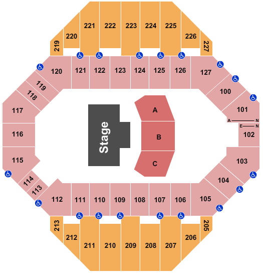 Landon Arena At Stormont Vail Events Center Seating Chart