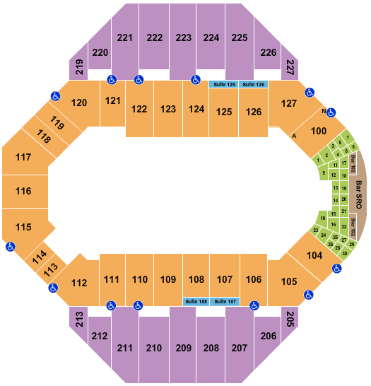 Landon Arena At Stormont Vail Events Center Seating Chart: Rodeo 2