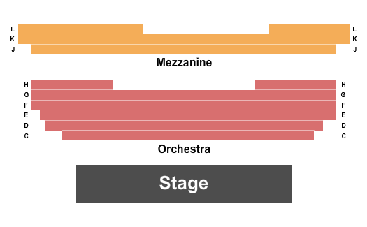 Strand Theater - Zelienople Seating Chart: Endstage 2