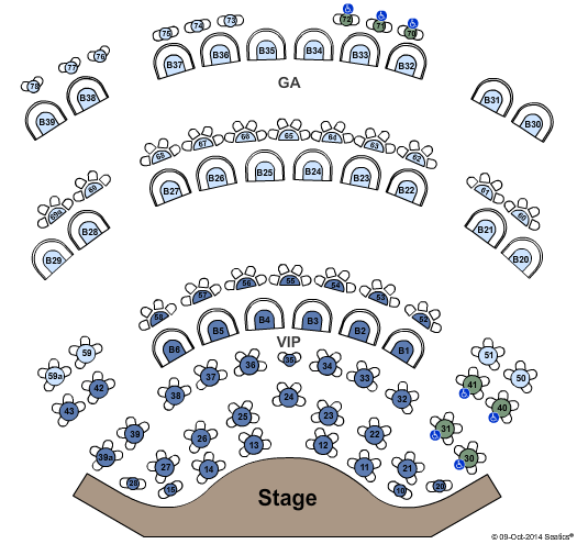 Stratosphere Theater Seating Chart