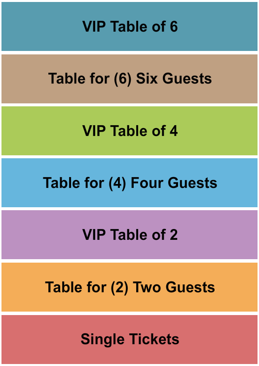 Stress Factory Comedy Club - Bridgeport Seating Chart: GA / VIP Tables 2