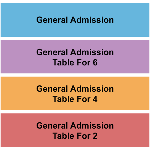 Stress Factory Comedy Club - New Brunswick Seating Chart: GA Tables 2/4/6