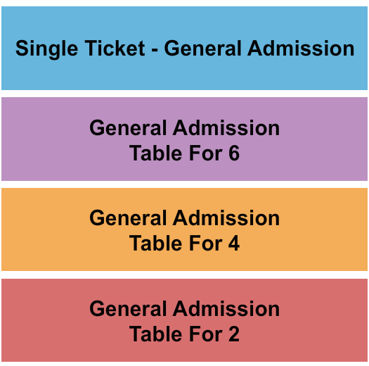 Stress Factory Comedy Club - New Brunswick Seating Chart: GA & Tables 2/4/6