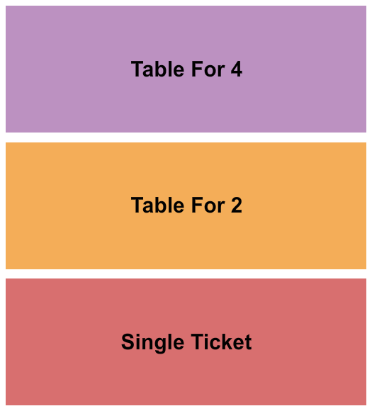 Stress Factory Comedy Club - Valley Forge Seating Chart: Single/Tables