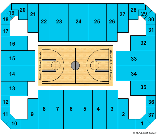 Siegel Center Seating Chart