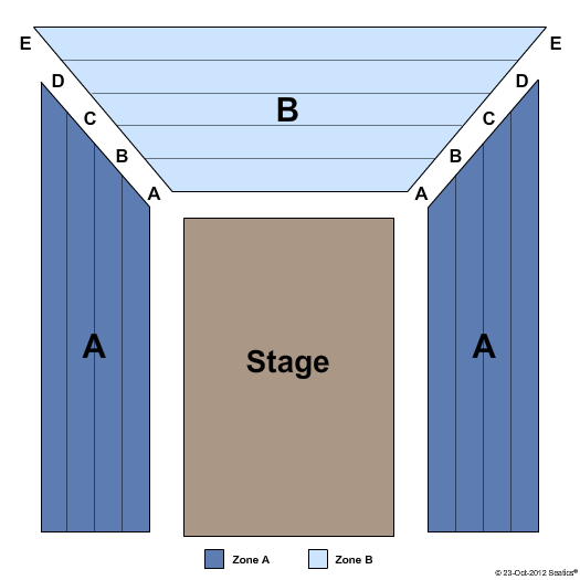 Studio II Riffe Center Seating Chart