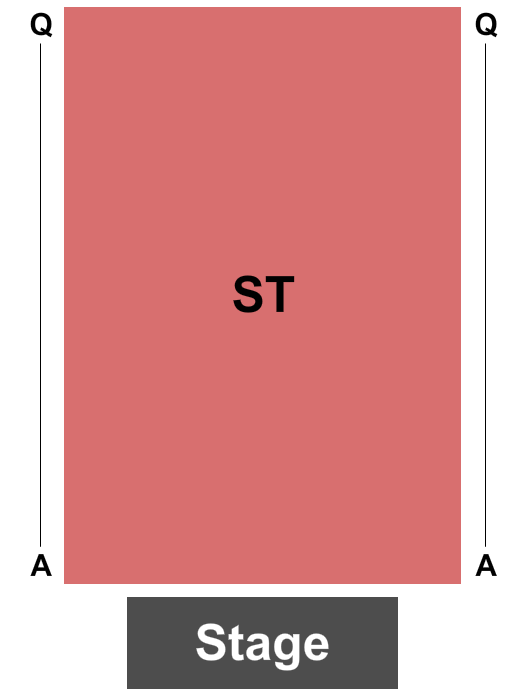 Studio Theatre at King Center For The Performing Arts Seating Chart: Endstage 2