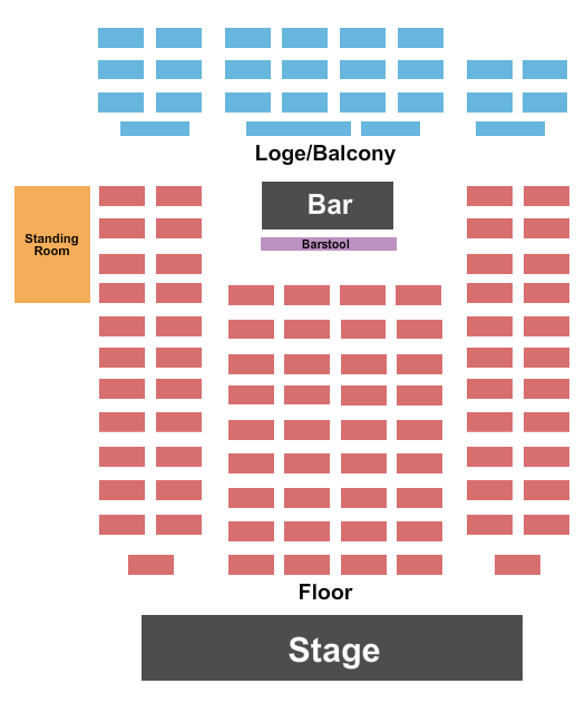 Suffolk Theater Seating Chart: Endstage Tables