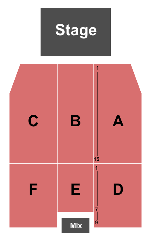 Sugarhouse Casino Event Center Seating Chart