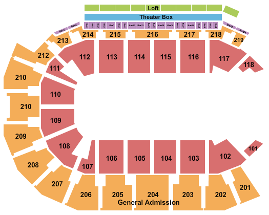 Summit Arena at The Monument Seating Chart: Monster Trucks