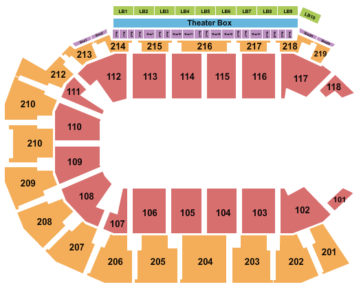 Summit Arena at The Monument Seating Chart: Rodeo 2