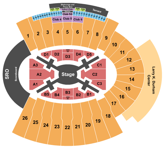 Sun Bowl Stadium Seating Chart: BTS