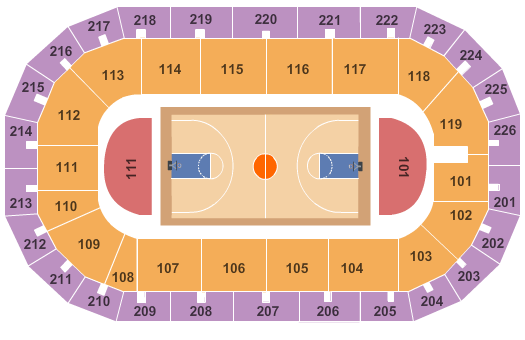 Sun Bank Arena Seating Chart