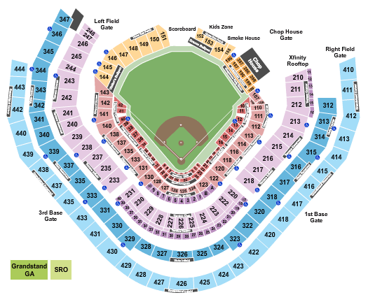 Truist Park Seating Chart: Baseball