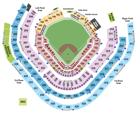 Truist Park Seating Chart: Baseball 2
