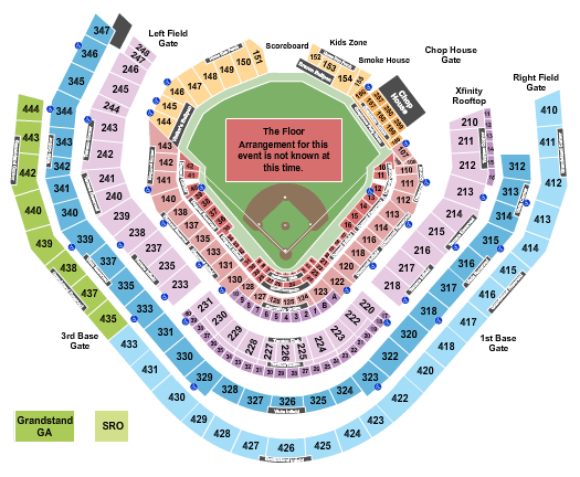 Truist Park Seating Chart
