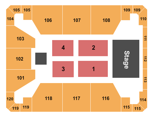 Suncoast Credit Union Arena Seating Chart