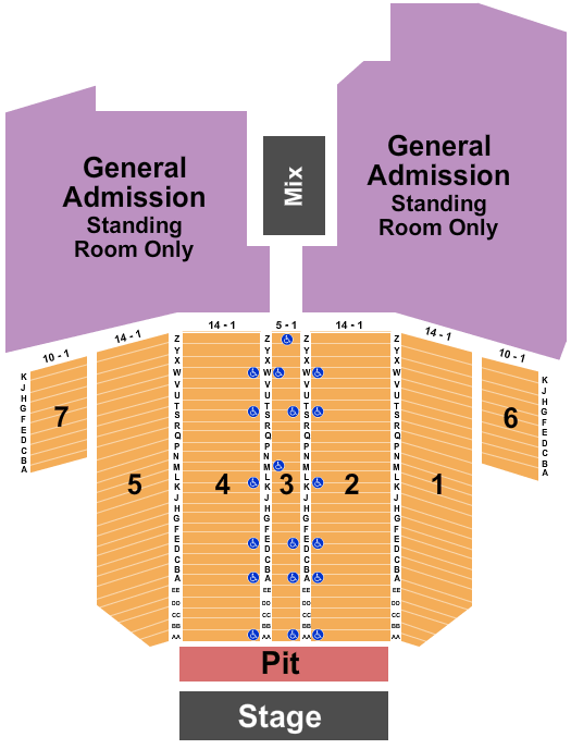 Green Valley Ranch Grand Events Center Seating Chart