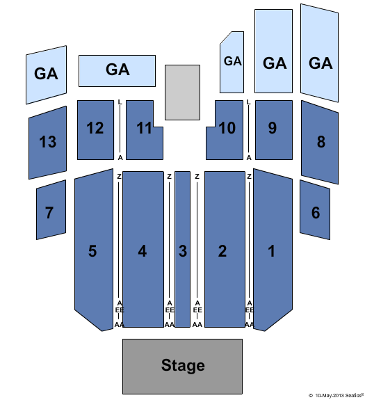 Jazz Festival Seating Chart