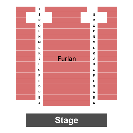 Sunset Playhouse Furlan Auditorium Seating Chart: Endstage