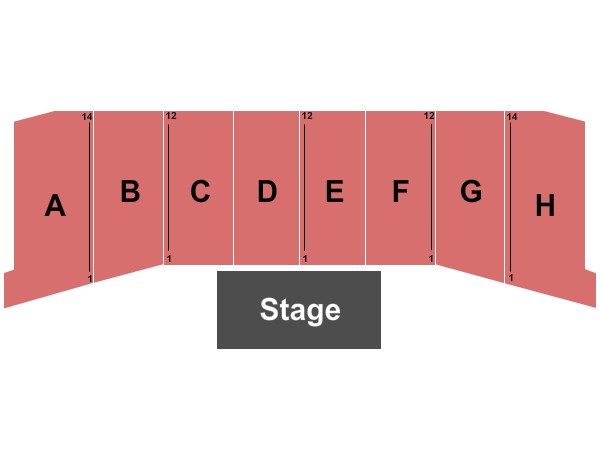 Suquamish Clearwater Event Center Seating Chart: End Stage