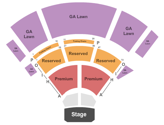Sweetland Amphitheatre at Boyd Park Seating Chart