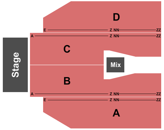 Sweetwater Pavilion Seating Chart: Endstage-2