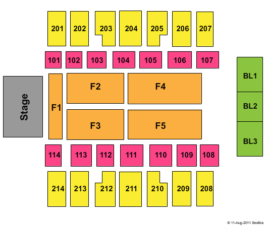Swiftel Center Seating Chart