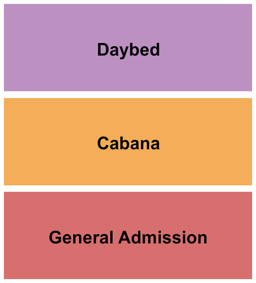 Swim & Social Pool Seating Chart: GA/Cabana/Daybed