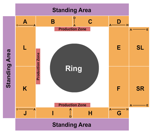 Sycuan Casino Seating Chart: MMA