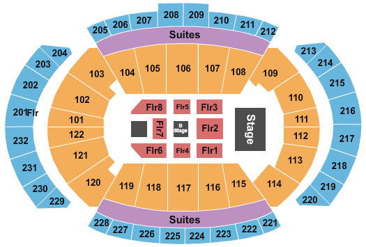 T-Mobile Center Seating Chart: Air1 Worship