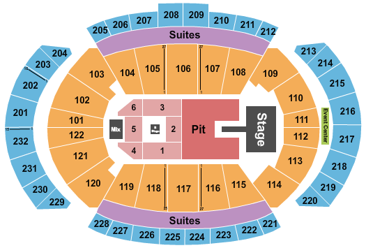 T-Mobile Center Seating Chart: Alex Warren