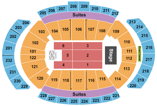 T-Mobile Center Seating Chart: Carin Leon