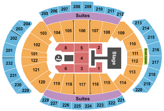 T-Mobile Center Seating Chart: Disney Descendants