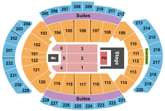 T-Mobile Center Seating Chart: Doja Cat
