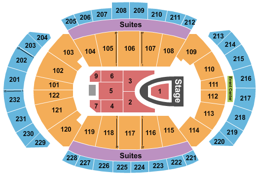 T-Mobile Center Seating Chart: For King and Country