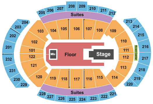T-Mobile Center Seating Chart: Playboi Carti