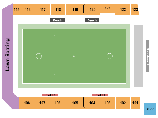TCO Stadium at Viking Lakes Seating Chart: Lacrosse