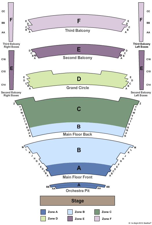 TCU Place Seating Chart