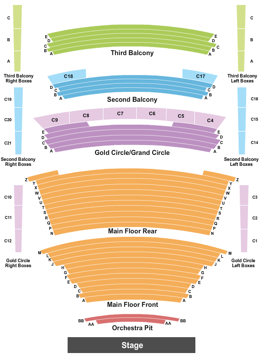 TCU Place Seating Chart: Endstage GC