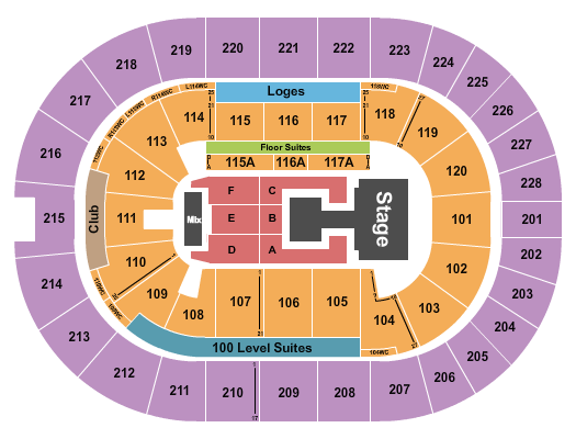 TD Coliseum Seating Chart: Aespa