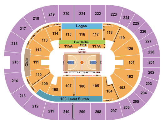 TD Coliseum Seating Chart: Basketball - Globetrotters