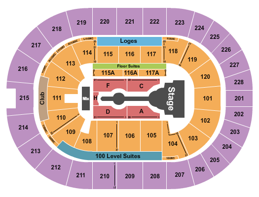 TD Coliseum Seating Chart: Cardi B