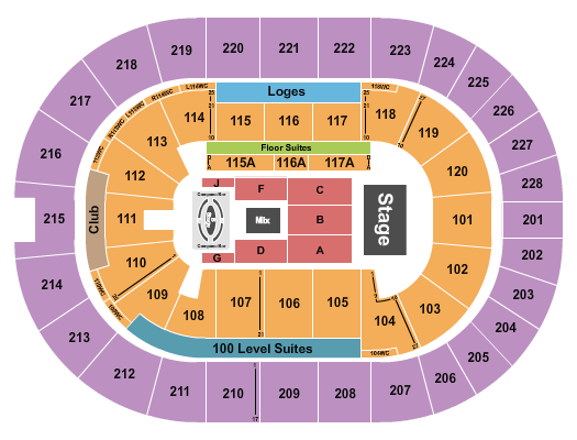 TD Coliseum Seating Chart: Carin Leon