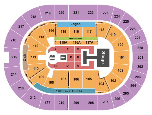 TD Coliseum Seating Chart: Disney Descendants