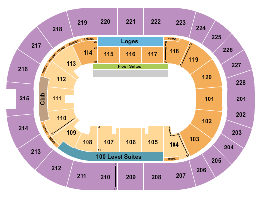 TD Coliseum Seating Chart: Monster Jam