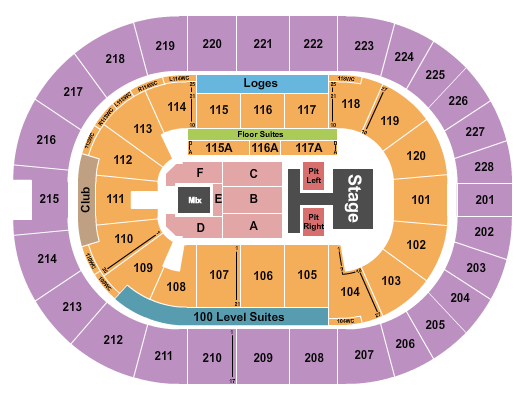 TD Coliseum Seating Chart: Old Dominion