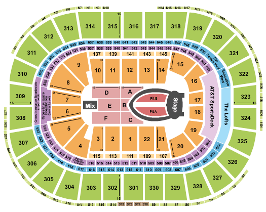 TD Garden Seating Chart