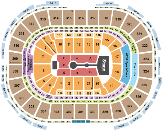 TD Garden Seating Chart: Ariana Grande