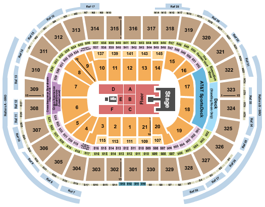 TD Garden Seating Chart: Bailey Zimmerman